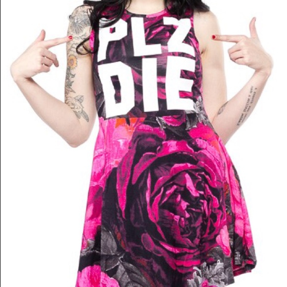 Killstar Plz Die Dress - Picture 4 of 5